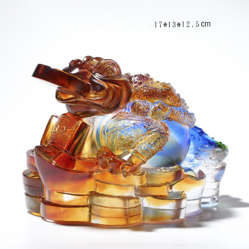 Frosch Dekofigur Liuli Kristall Groß