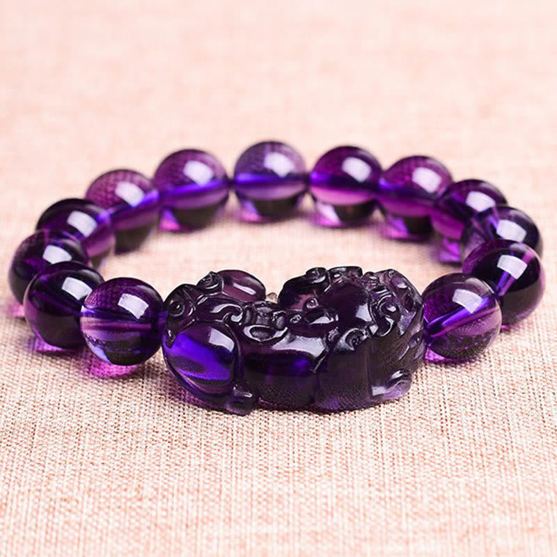 Armband Amethyst PiXiu Feng Shui - Wohlstand