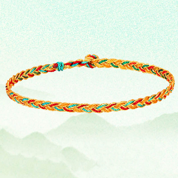 Armband bunt drachen scale geflochten mehrfarbig elastisch tragbar