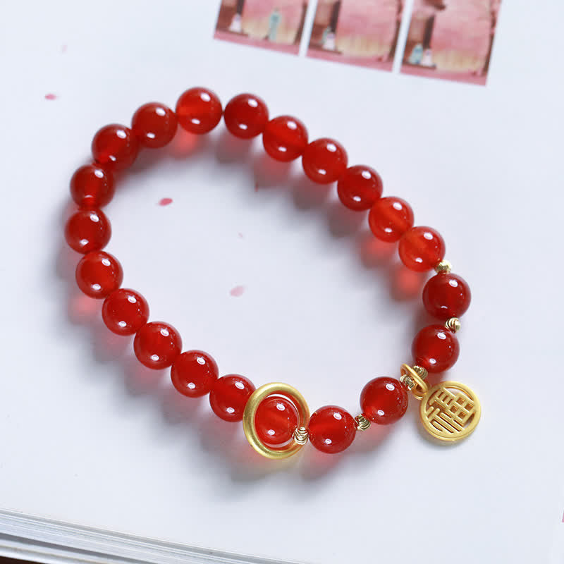 Armband Roter Achat – Segen