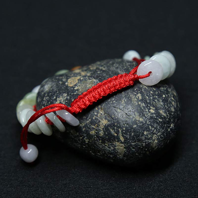 Rotes Armband Jade – Glück & Energie elegantes Design Naturstein