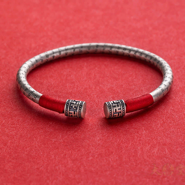 Armband Om Mani Padme Hum Glück Rotband Tibet