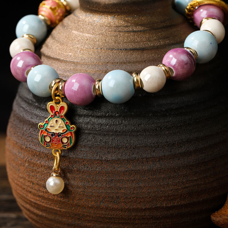 Armband – Schutz & Wohlstand & Energie mit Jade und Perlen elegant.