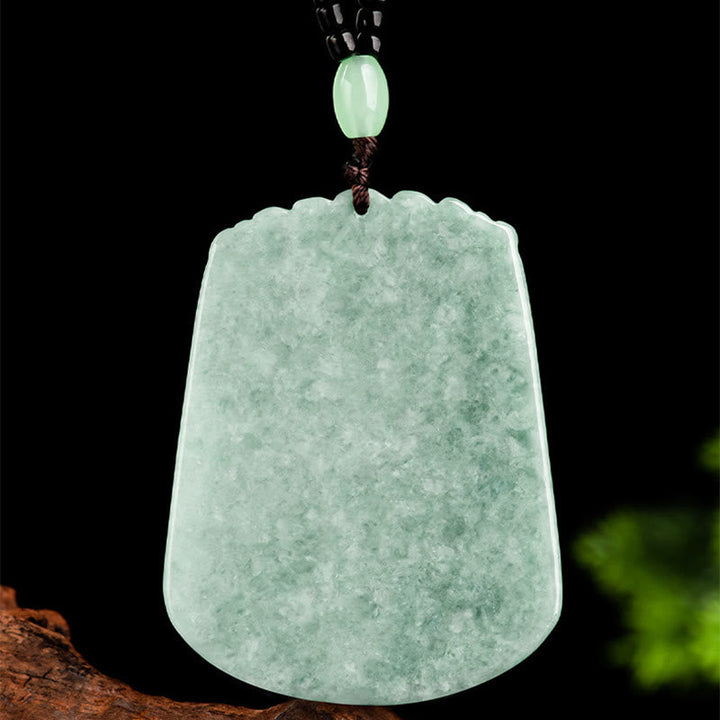 Jade Anhänger Stein Schutz Glück Schmuck