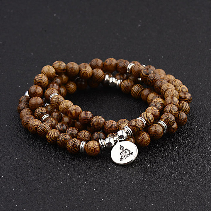 Mala Blitzholz Tibet Lotus
