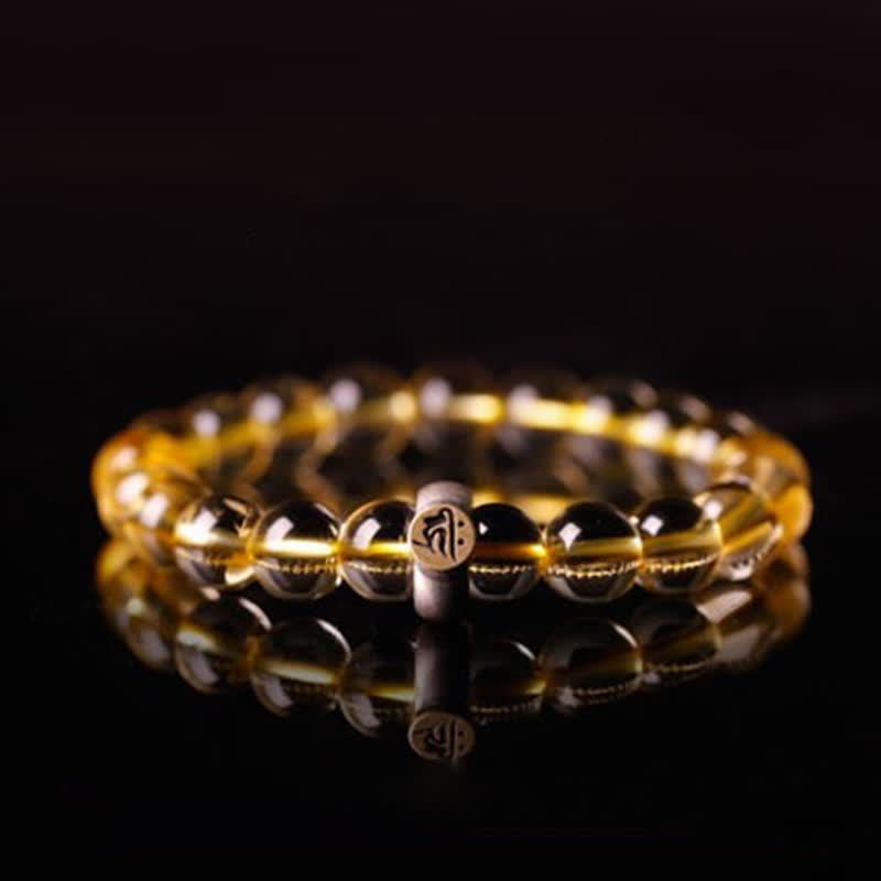 Armband 925 Silber Citrin Chinesisches Tierkreis – Schutz