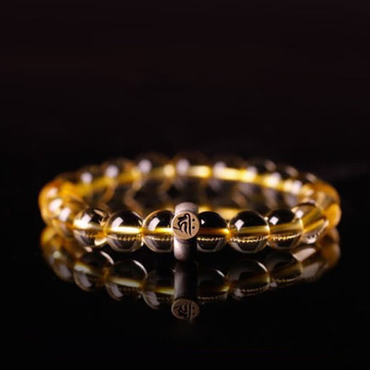 Armband 925 Silber Citrin Chinesisches Tierkreis – Schutz