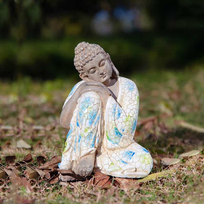 Zen Meditation Buddha Mittlerer schlafender Buddha