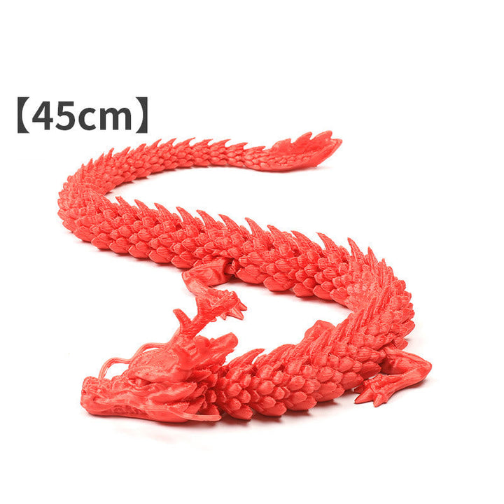 Drachen Figur Leuchtend Feng Shui Roter Drache