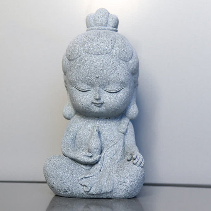 Zen Meditation Buddha Mitgefühl Harz Größe L