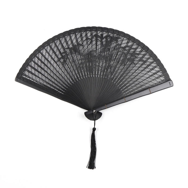 Faltfächer Japan Bambus Durchbrochen Retro Geschenk