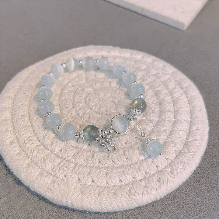 Armband Mondstein Katzenauge - Schutz Support