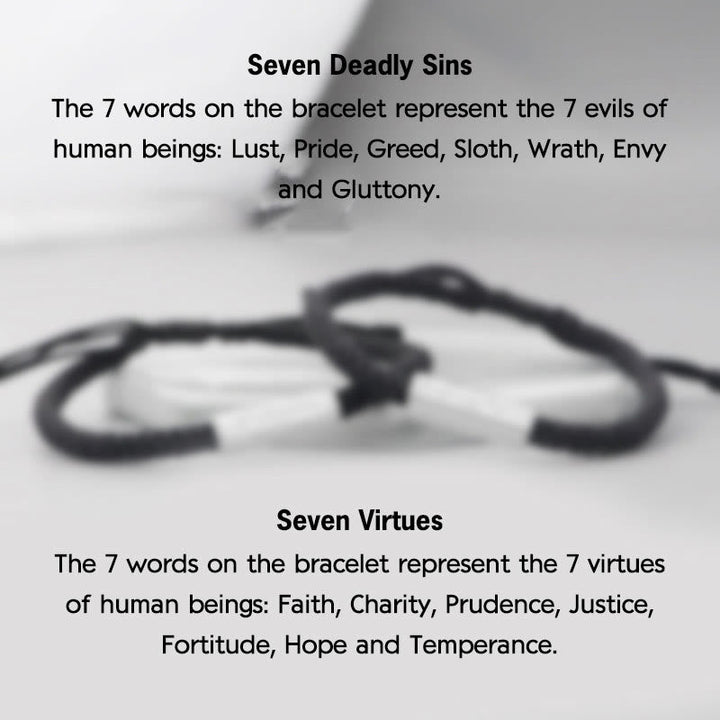 Armband Sieben Deadly Sins Sieben Virtues