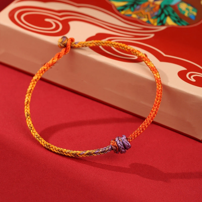 Armband Bunt Lila Gold Rot
