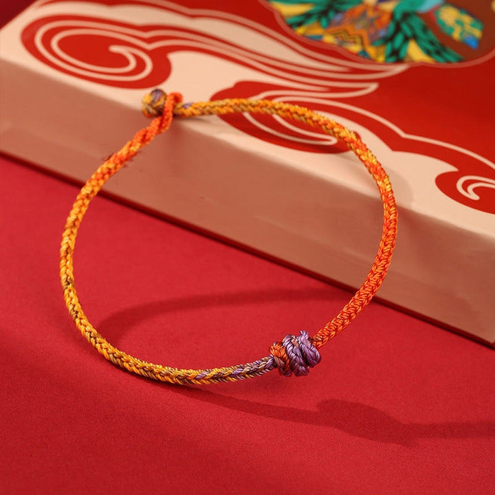 Armband Bunt Lila Gold Rot