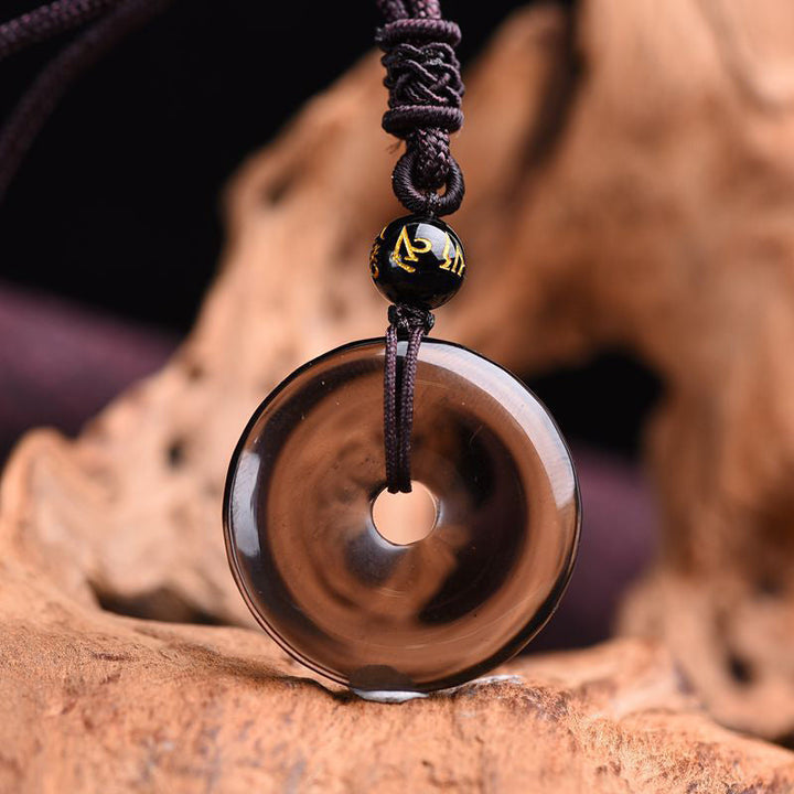 Kette Obsidian Ring – Schutz & Stärke