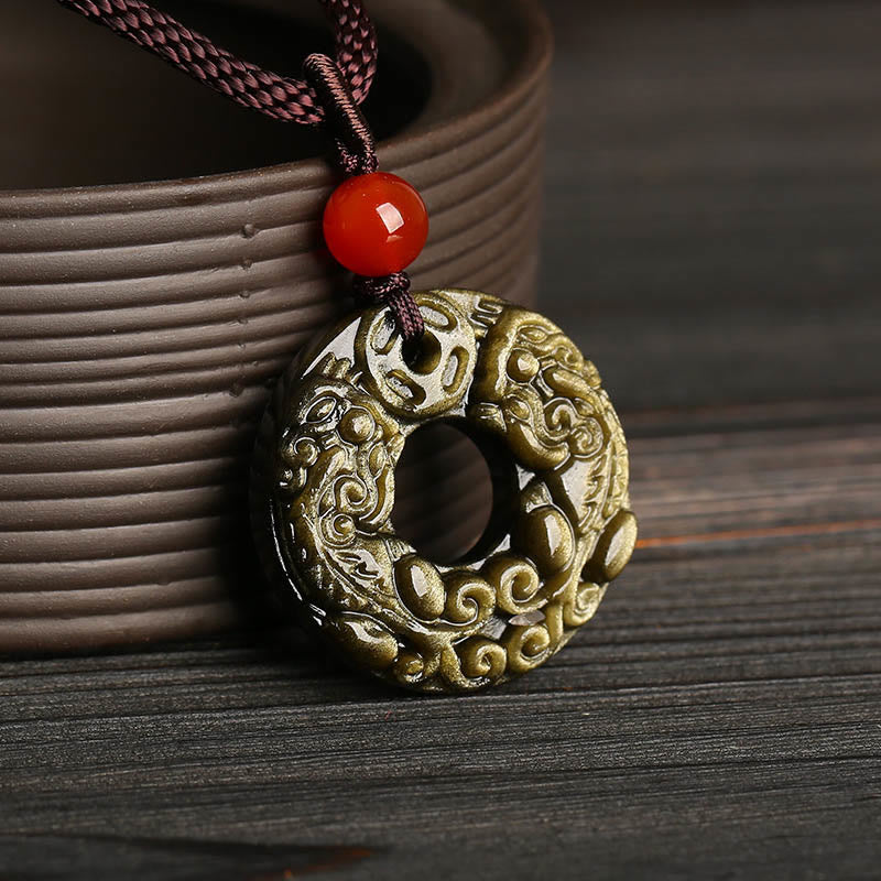 Anhänger Kette Schmuck Rot Buddha