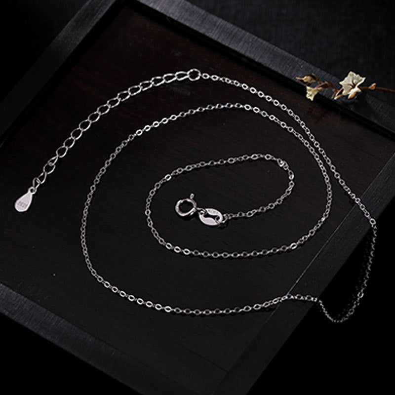 Kette Silber filigran Gliederkette schlicht Verschluss
