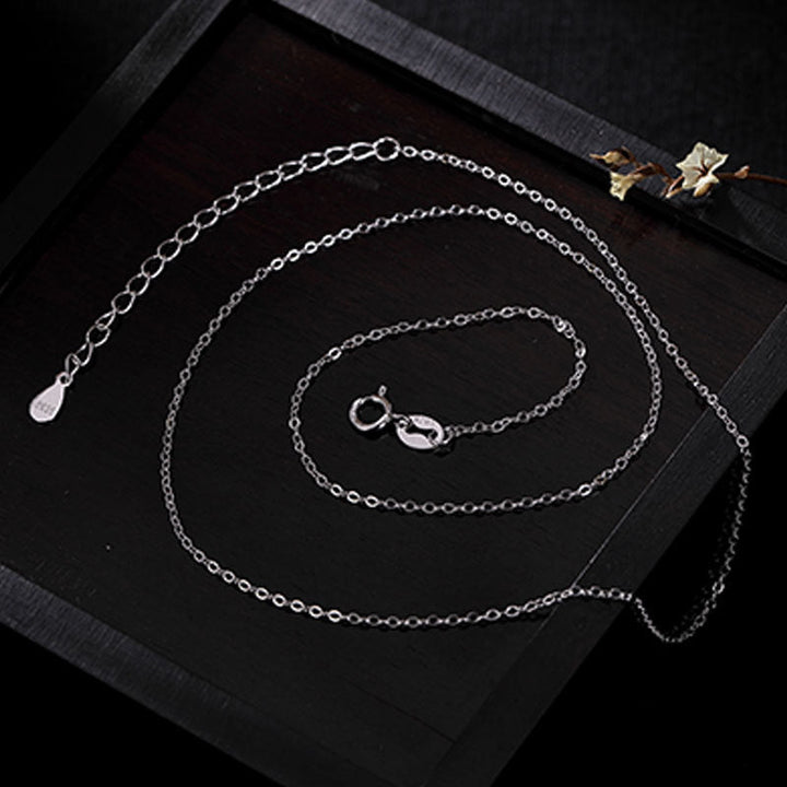 Kette Silber filigran Gliederkette schlicht Verschluss