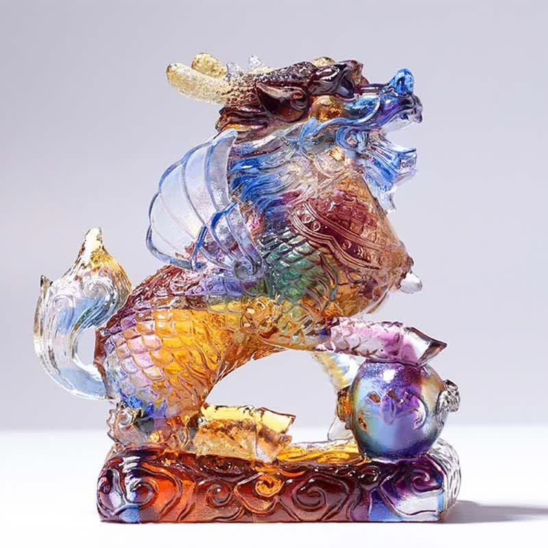 Feng Shui Deko Kirin Liuli Glücksbringer
