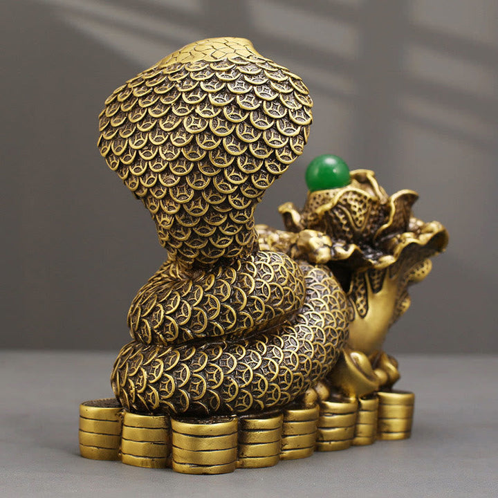 Feng Shui Deko Schlange Münzen Geschenk