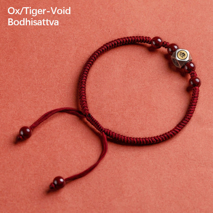 Armband 925 Silber Zinnober Chinesisches Tierkreis – Ruhe