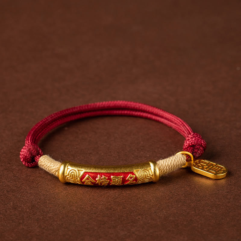 Armband Tibet Silber "Om Mani Padme Hum" - Glück