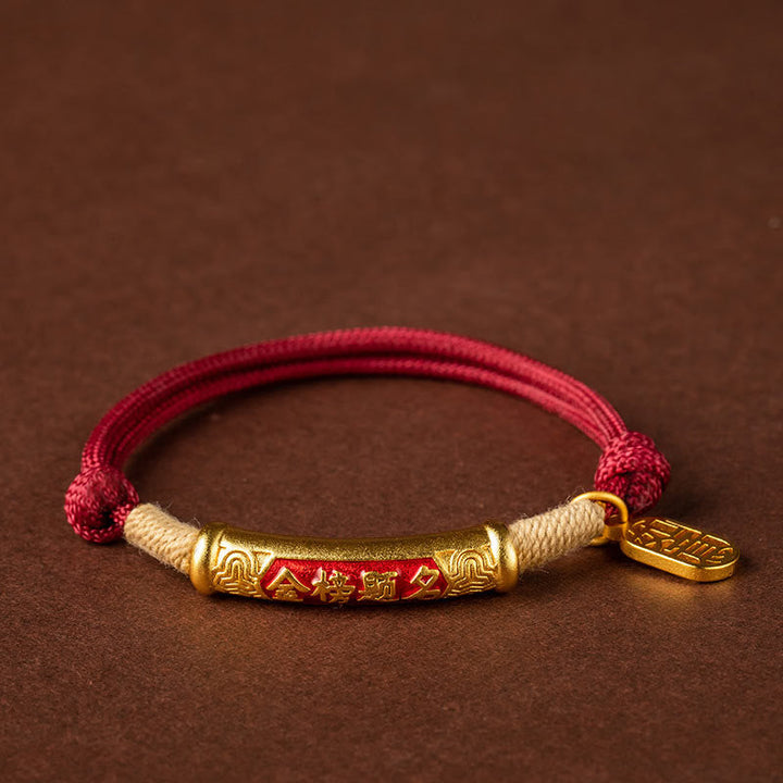 Armband Tibet Silber "Om Mani Padme Hum" - Glück