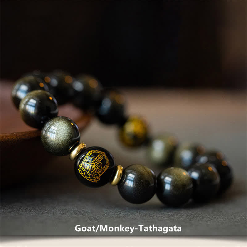 Armband Obsidian Chinesisches Tierkreis – Schutz & Wohlstand – Bild 15