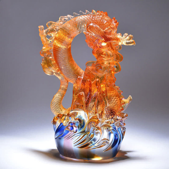 Figur Drache Erfolg Liuli Kristall Deko