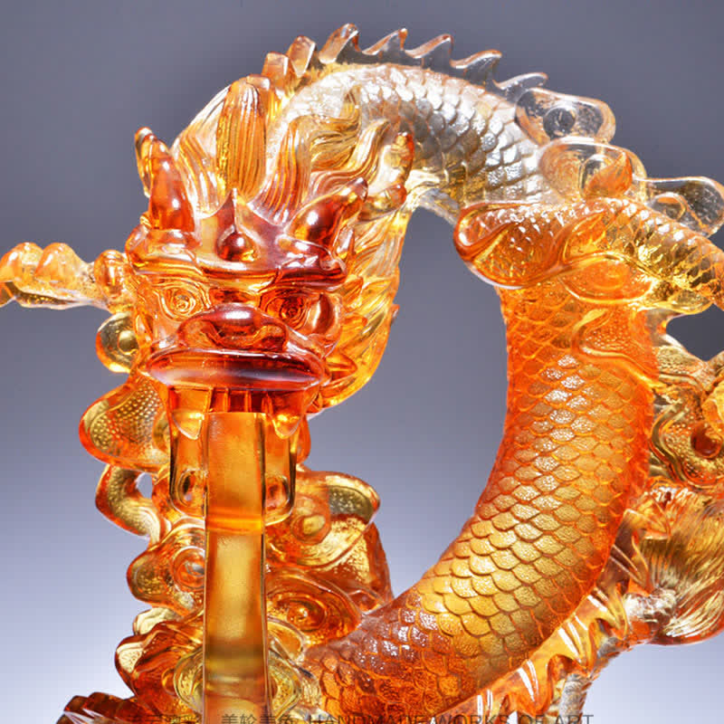 Figur Drache Erfolg Liuli Kristall Geschenk