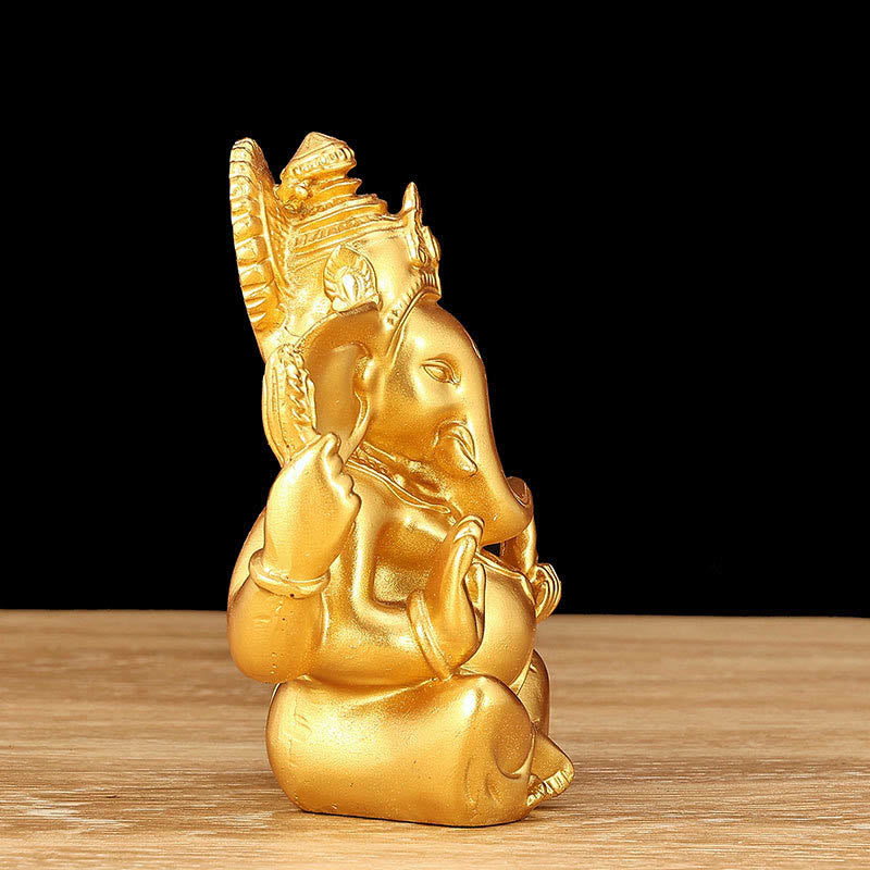 Figur Ganesha Ganpati Harz Deko Geschenk