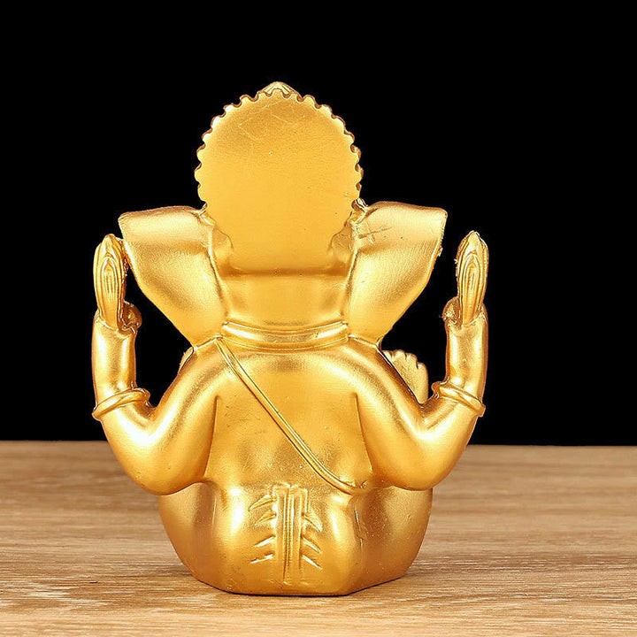 Figur Ganesha Ganpati Harz Deko Statue