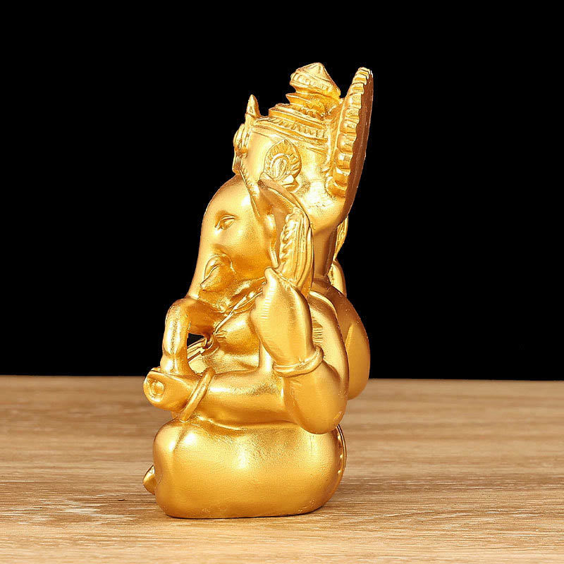 Figur Ganesha Ganpati Harz Deko Wohnzimmer