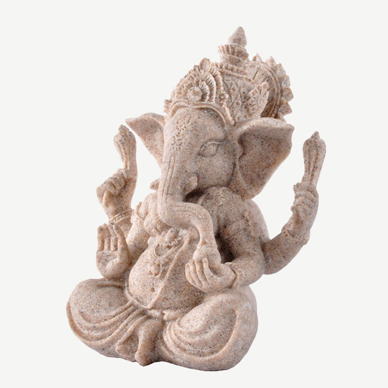 Figur Ganesha Segen Wohlstand Wohnzimmer