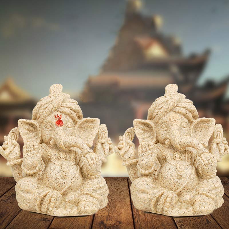 Figur Ganpati Ganesha Wandlung Deko Feng Shui
