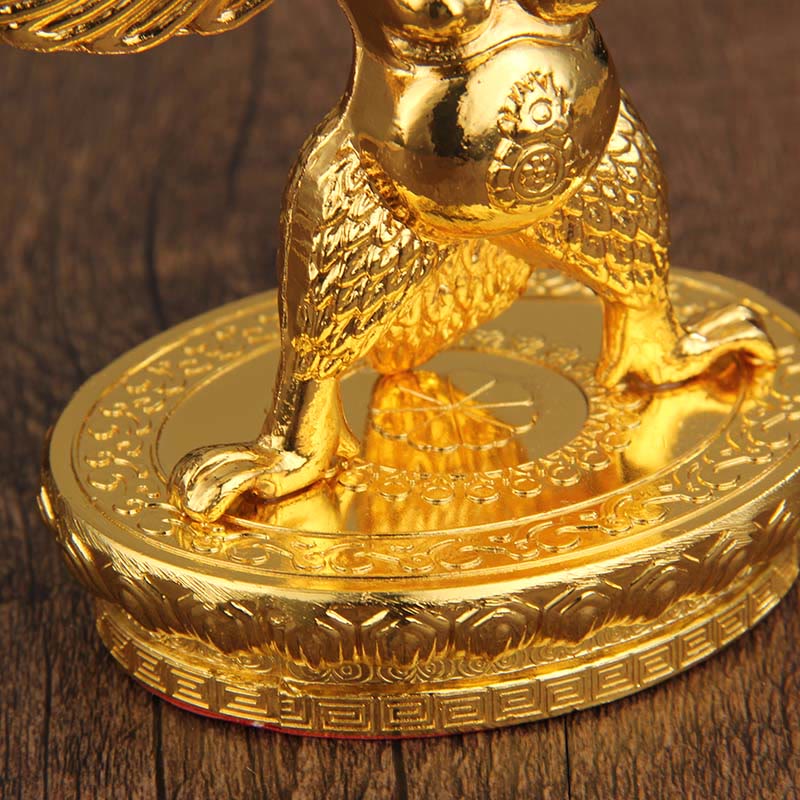 Figur Garuda Gold Schutz Tibet Deko
