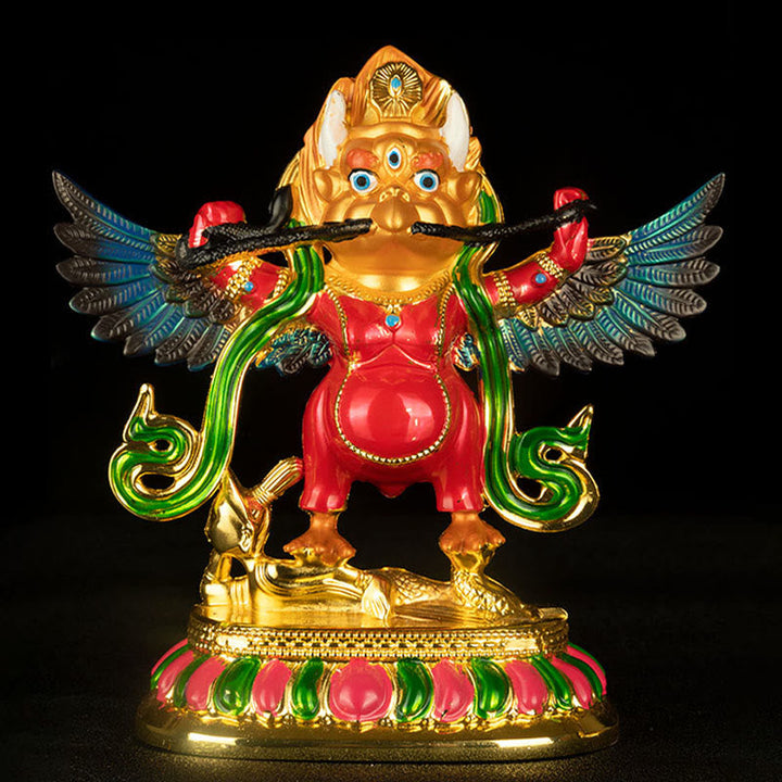 Figur Garuda Schutz Tibet Legierung Statue
