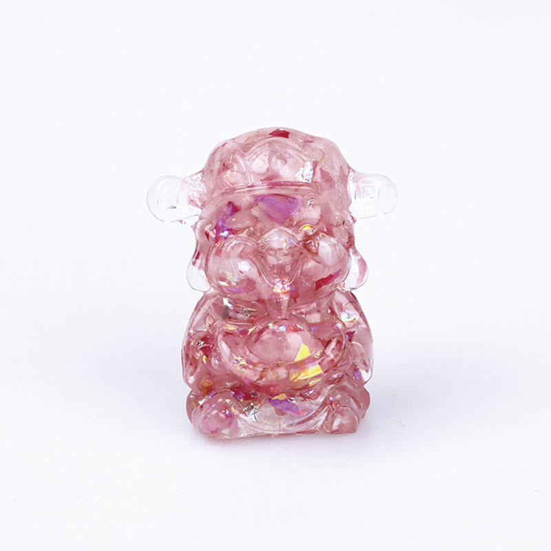 Figur Geldgott Amethyst Reichtum Geschenk