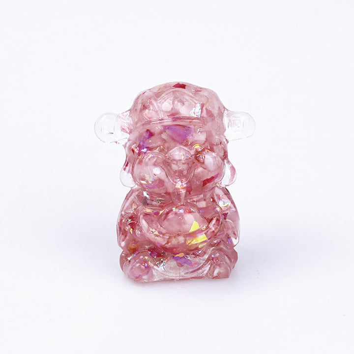 Figur Geldgott Amethyst Reichtum Geschenk