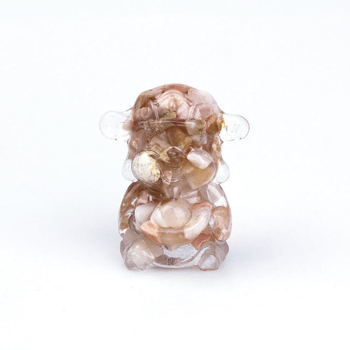Figur Geldgott Amethyst Reichtum Statue