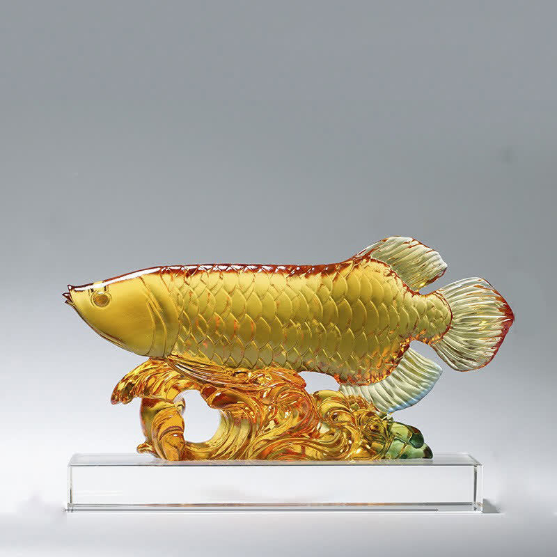 Figur Koi Fisch Liuli Glück Feng Shui