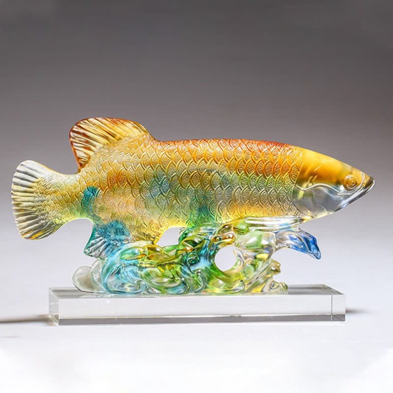 Figur Koi Fisch Liuli Glück Geschenk