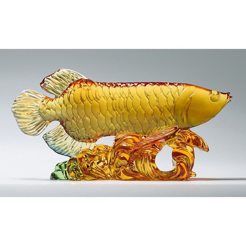 Figur Koi Fisch Liuli Glück Glücksbringer