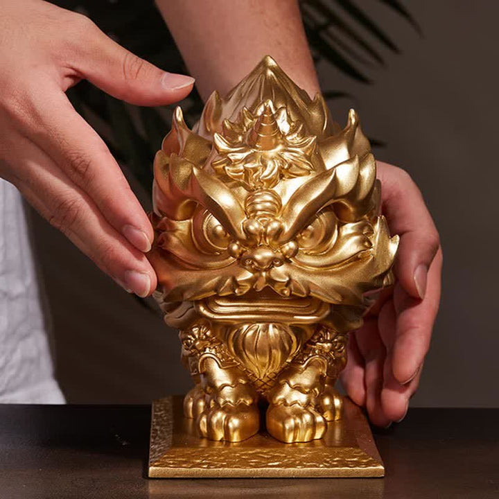 Figur Löwe Stärke Deko Resin Geschenk