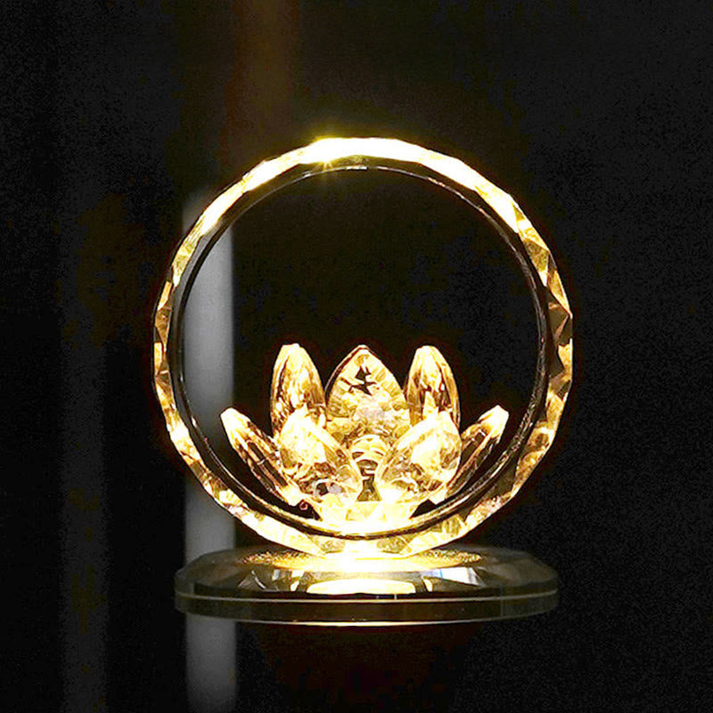 Figur Lotus Kupfer Neubeginn Deko