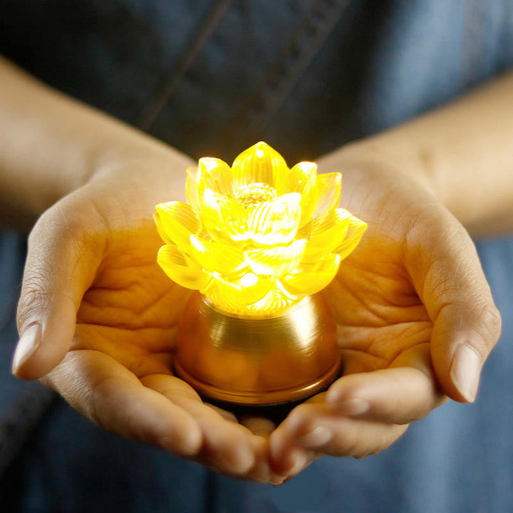 Figur Lotus Liuli Kupfer Neubeginn