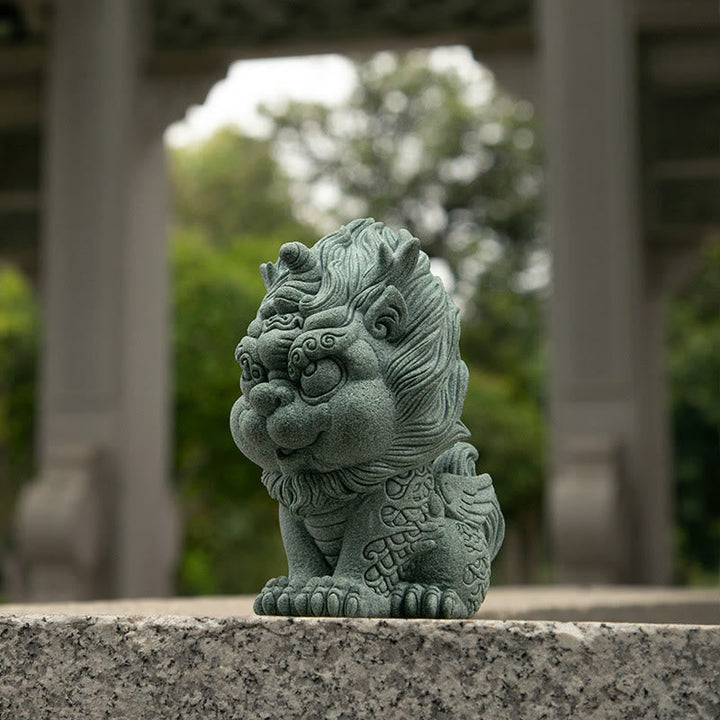 Figur Pixiu Feng Shui Wohlstand Wohnzimmer