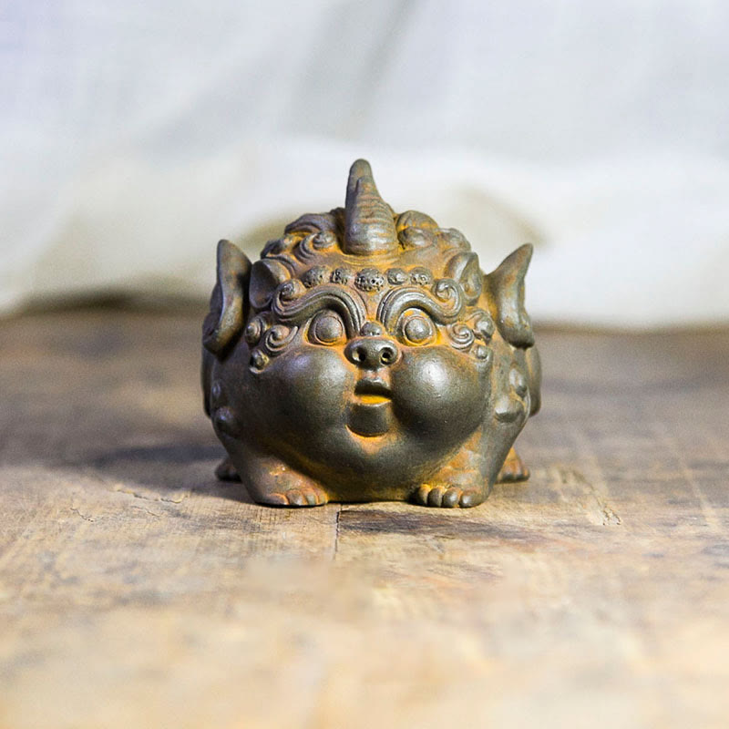 Figur Pixiu Reichtum Harz Deko Feng Shui