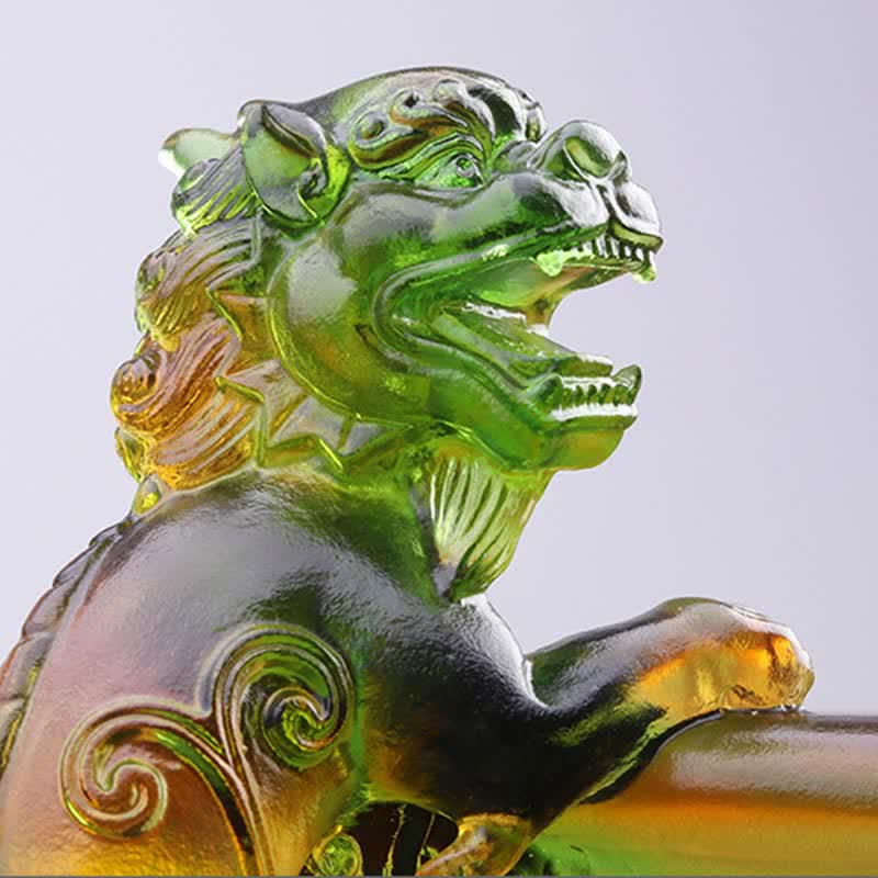 Figur Pixiu Schatzschale Wohlstand Liuli Geschenk